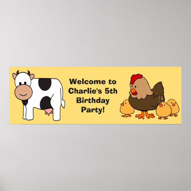Tierische Illustrationen Kinderposter für Sonderte Poster (Vorne)