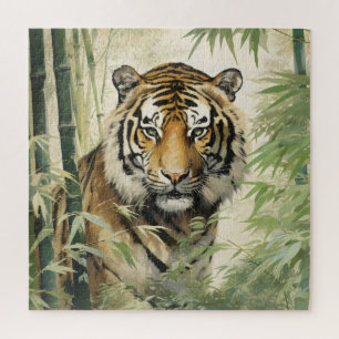 Tierische Natur Tiger Bambus