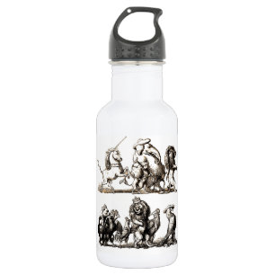Tierische Niedliche Kunst Einhorn Elefant Löwe Zoo Edelstahlflasche