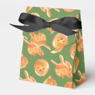 Tierischer Brotkorb: Lachender Bichon, Hase & Katz Geschenkschachtel