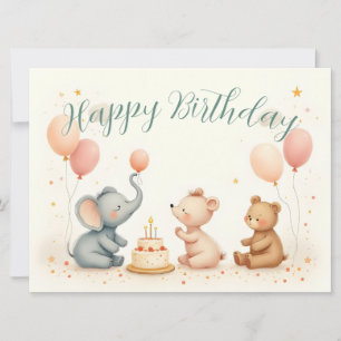 Tierischer Geburtstagsfreud mit Luftballons