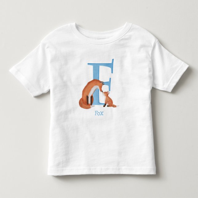 Tierisches ABC F ist für Fuchs-T - Shirt bestimmt (Vorderseite)