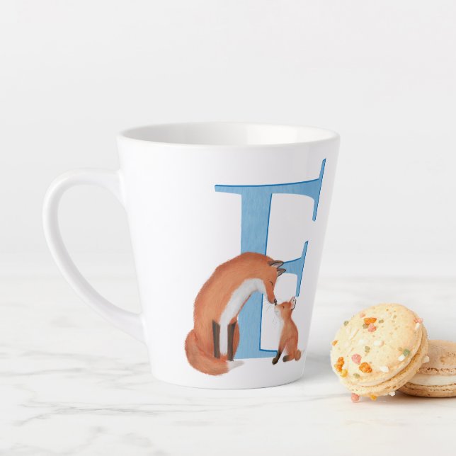 Tierisches ABC F ist für Fuchslatte-Tasse geeignet Milchtasse (Beispiel)