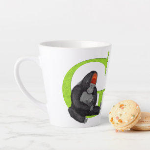Tierisches ABC G ist für Gorilla Latte Tasse geeig