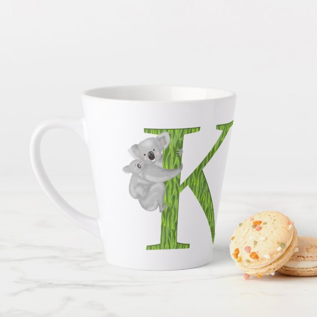 Tierisches ABC K ist für koala latte Tasse geeigne (Beispiel)