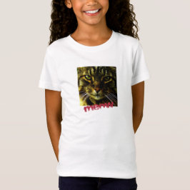 Tierisches Gesicht Hypnotisierung Katzenaugen T-Shirt