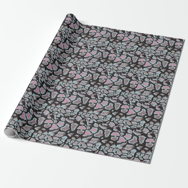 Tierisches Hautmuster, Vintages Design. Geschenkpapier (Ungerollt)