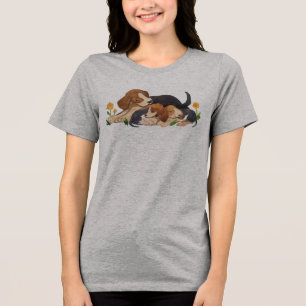 tierisches Lover Tri-Blend Shirt