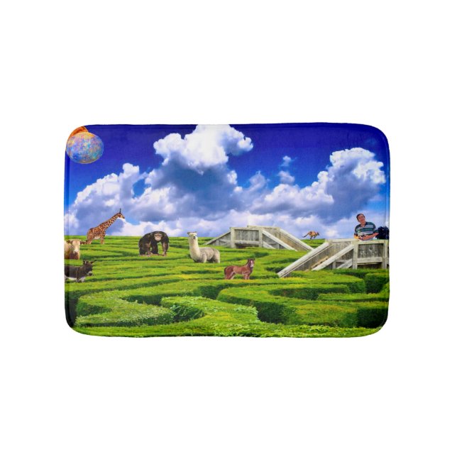 tierisches Planet Badematte (Vorderseite)