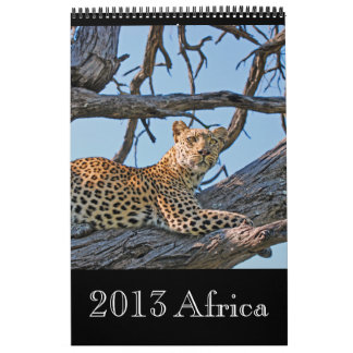 Tierisches wildes Afrika 2013 (IRGENDEIN JAHR) Kalender