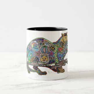 Tierkaffee-Tasse - gemischt Zweifarbige Tasse