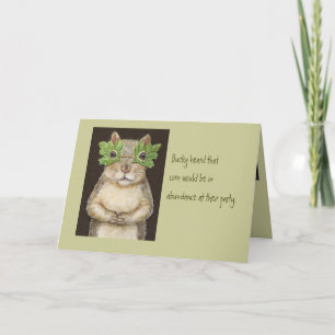 Tierkarte "Funny animal/bird card" Karte