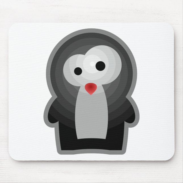 Tierkinder: Pinguinjunges Mousepad (Vorne)