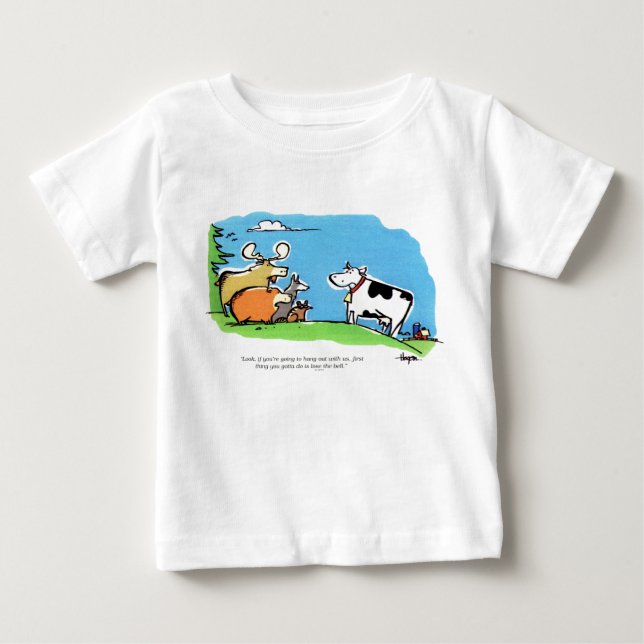 Tierklicken Baby T-shirt (Vorderseite)