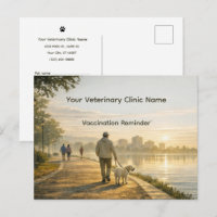 Tierklinik Impferinnerung Postkarte
