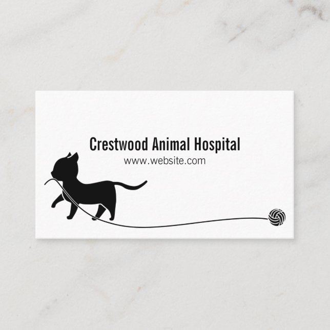 Tierklinik Visitenkarte (Vorderseite)