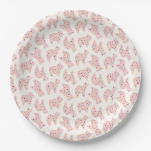 Tierkochtpapier-Platte - Bubblegum Pappteller