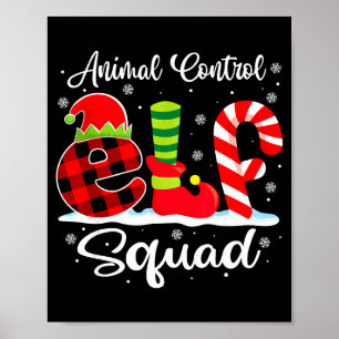 Tierkontrolle-Elfen-Trupp Weihnachtsbeamter Matchi Poster