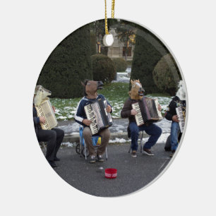 Tierkonzert Keramikornament