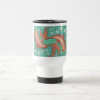 Tierkreis-Fisch-Reise/Pendler-Tasse