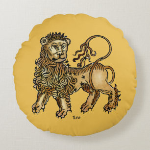 Tierkreis: Löwe, 1482 Rundes Kissen