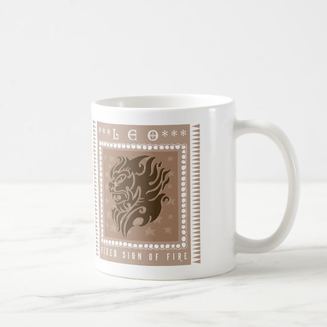 Tierkreis Löwe Kaffeetasse (Rechts)