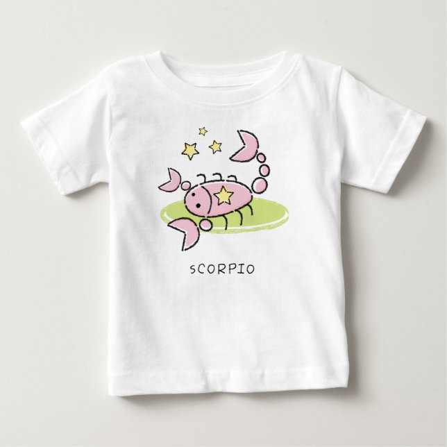 Tierkreis-Skorpion Baby T-shirt (Vorderseite)