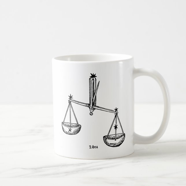 Tierkreis: Waage, 1482 Kaffeetasse (Rechts)