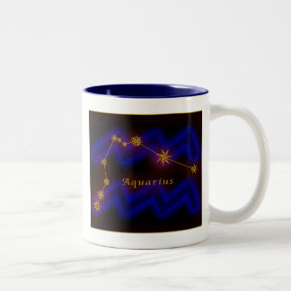 Tierkreis - Wassermann Zweifarbige Tasse