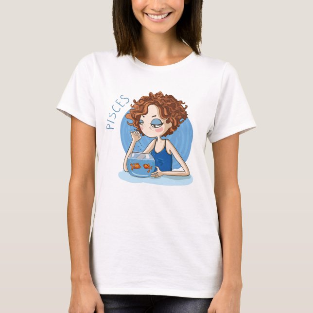Tierkreis-Zeichen - Fische - 19. Februar - 20. T-Shirt (Vorderseite)