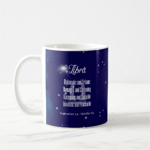 Tierkreis-Zeichen-Waage-Konstellation Kaffeetasse