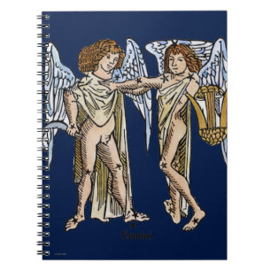 Tierkreis: Zwillinge, 1482 Notizblock