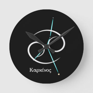 Tierkreiszeichen Krebs Runde Uhr