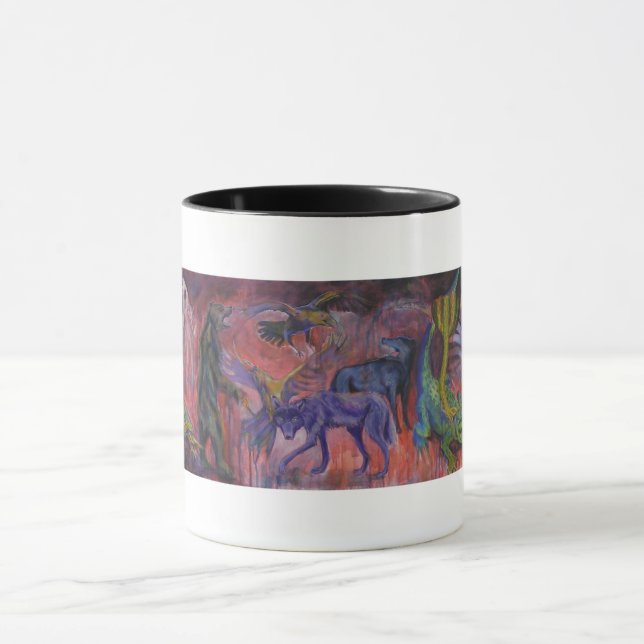 Tierkunst-Tasse Tasse (Zentrum)
