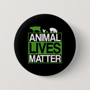 Tierleben Tierschutz Vegetarier Umwelt Button