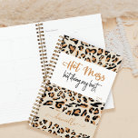 Tierleopard drucken heiße Messe macht mein Bestes Planer<br><div class="desc">Hot Mess aber tun mein bester,  personalisierter Planer mit Leopard Print-Design. Einfach,  mädchenhaft und trendig mit modernem Zitat in handgeschriebener Typografie - perfekt für Schule,  Büro und Multitasking-Mommas!</div>