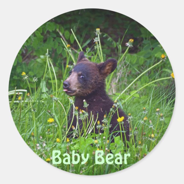 Tierliebhaber Design Runder Aufkleber (Vorderseite)