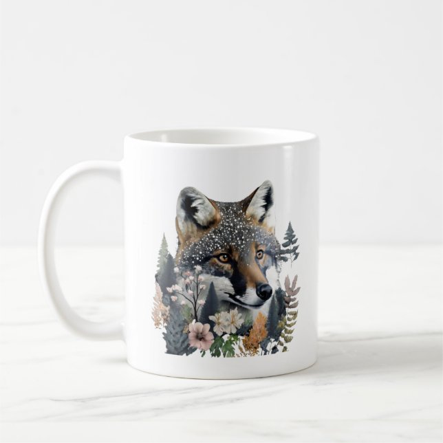 Tierliebhaber Fox-Tasse Kaffeetasse (Links)