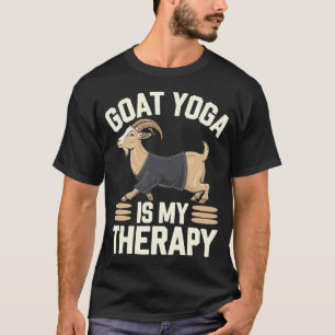 Tierliebhaber Hatha Yogi Yoga Lehrer Lustiger Zieg T-Shirt