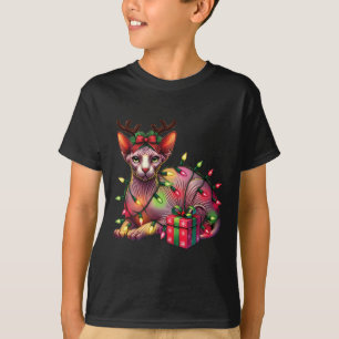 Tierliebhaber Niedliche Sphynx-Katzenrennläufer T-Shirt