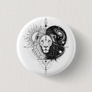 Tierliebhaber-Patches. Süßer Löwen-Patch/Abzeichen Button