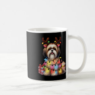 Tierliebhaber Shih Tzu Hunde Reindeer Antlers C Kaffeetasse