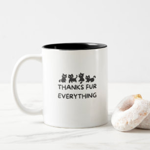 Tierliebhaber Tierenfans Lustige Typografie Zweifarbige Tasse
