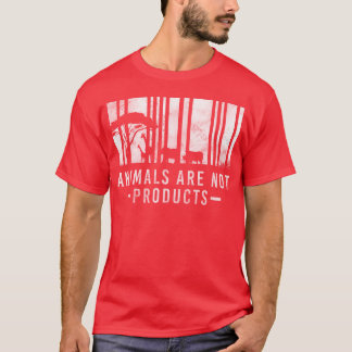 Tierliebhaber Tierretter Fleischlos lustig T-Shirt