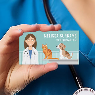Tiermedizin Tierärztin Ärztin Tierpflege Visitenkarte
