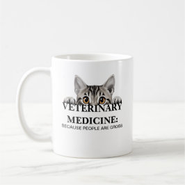 Tiermedizin, weil Menschen brutal witzig sind Kaffeetasse