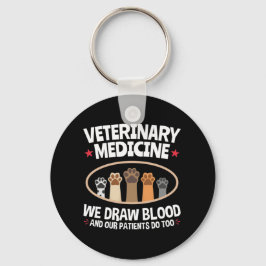 Tiermedizin Wir Zeichnete Blutfunny Vet Tech Schlüsselanhänger