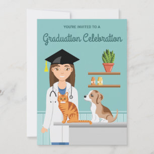 Tiermedizinstudent Tiermedizin DVM Abschluss Einladung