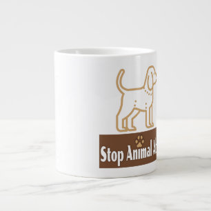 Tiermissbrauch stoppen - Jumbo-Tasse