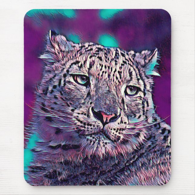 TierMix_Leopard_003 Mousepad (Vorne)